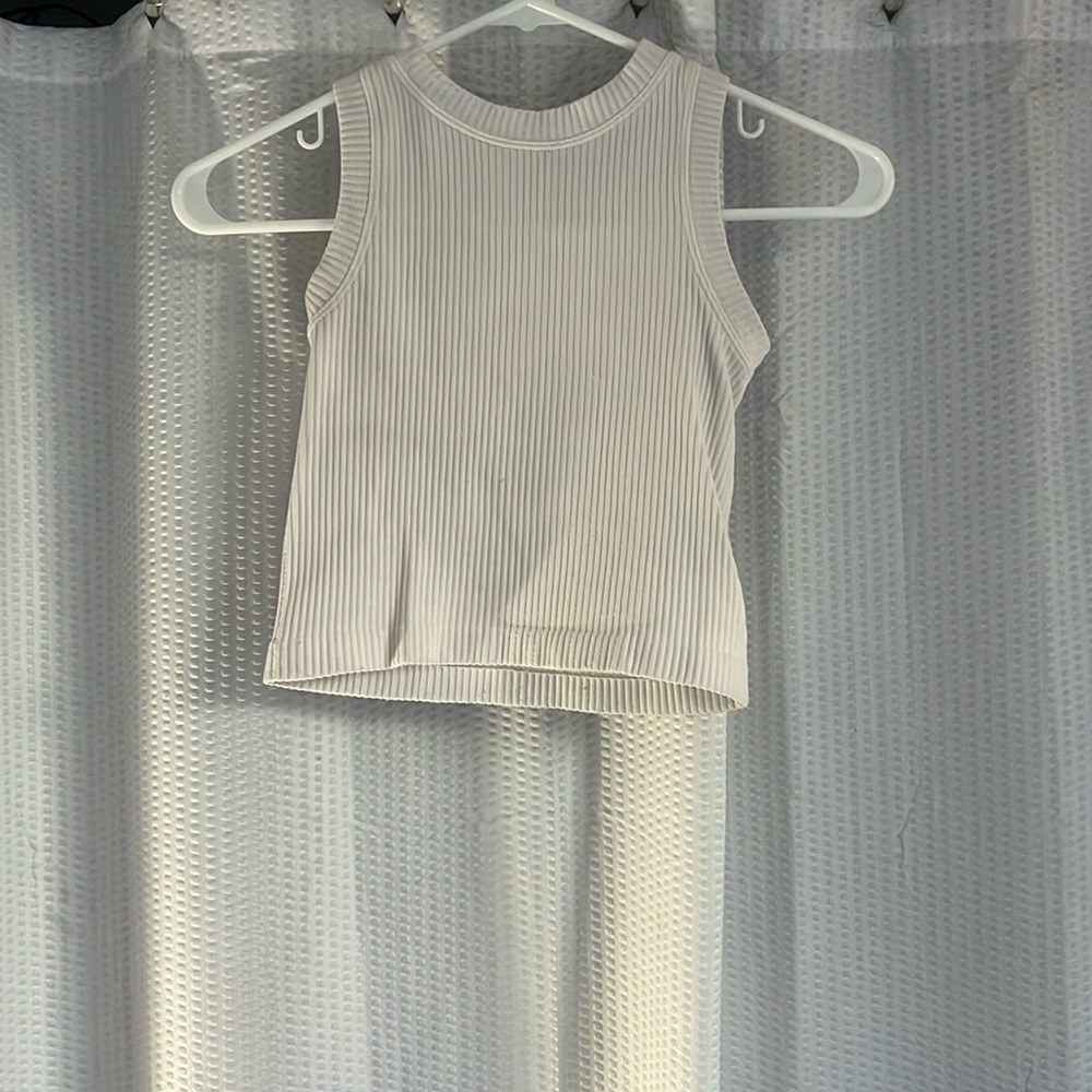Small white tank top
